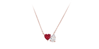 Collana Cuori Milano Donna in Argento Zirconia 24985109 - 24985109
